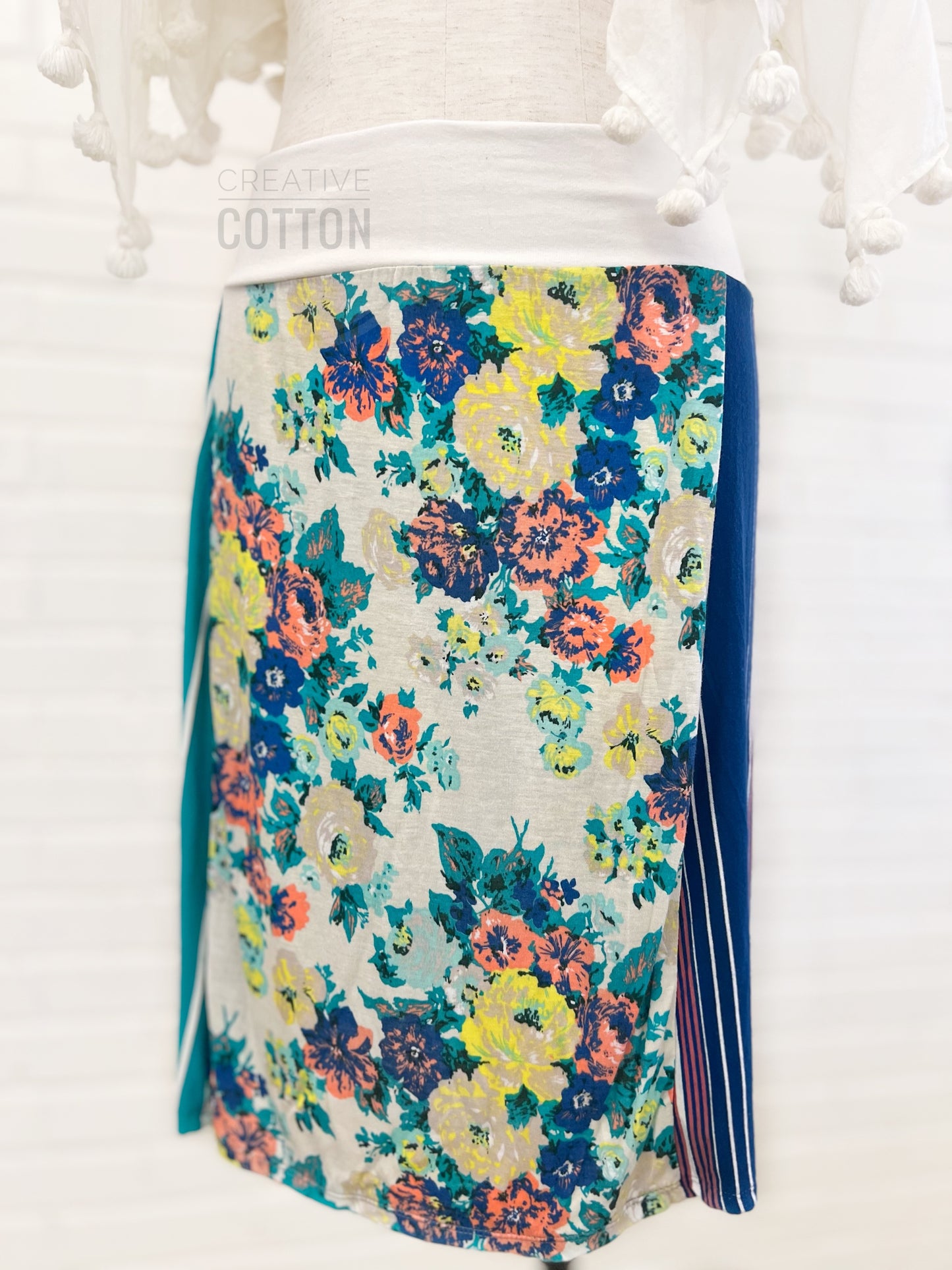 Anthro-Inspired Funky Knit Skirt