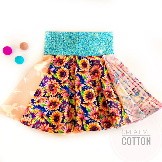 Sunflowers Twirl Skirt