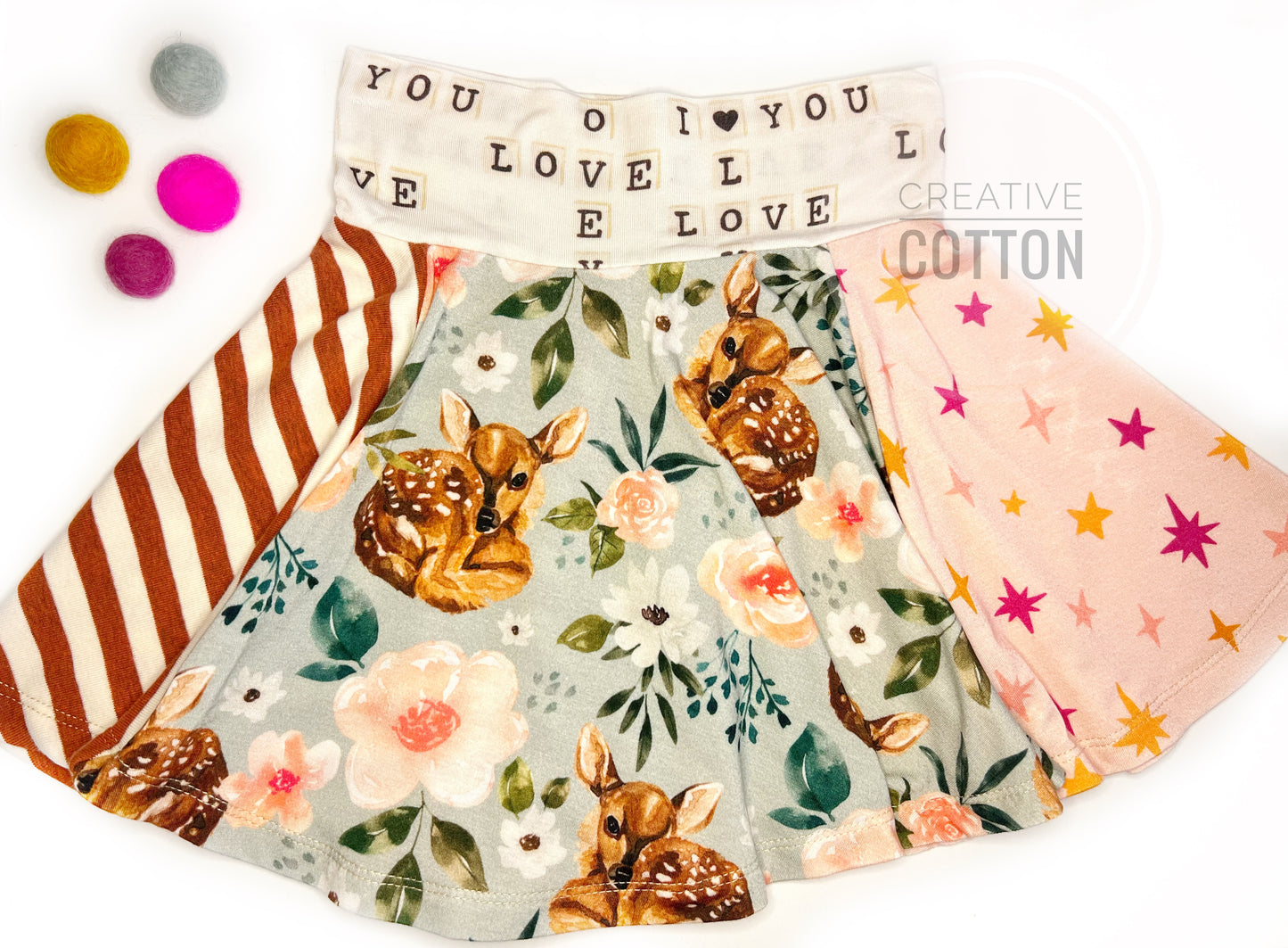 Cozy Fawn Twirl Skirt