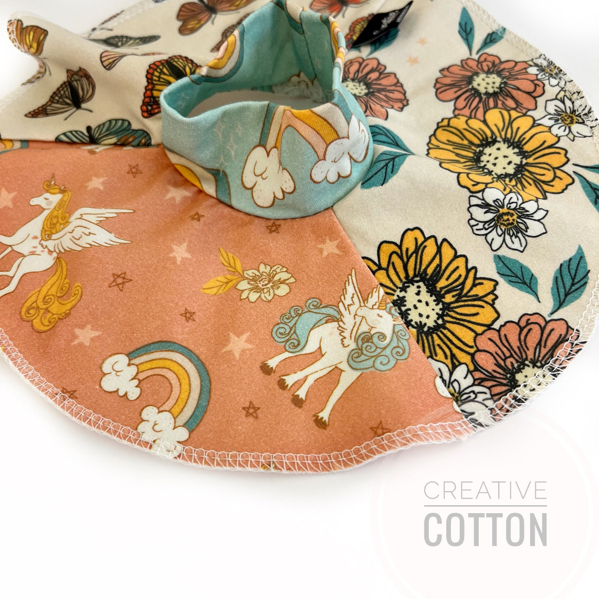 Retro Unicorns Doll Skirt