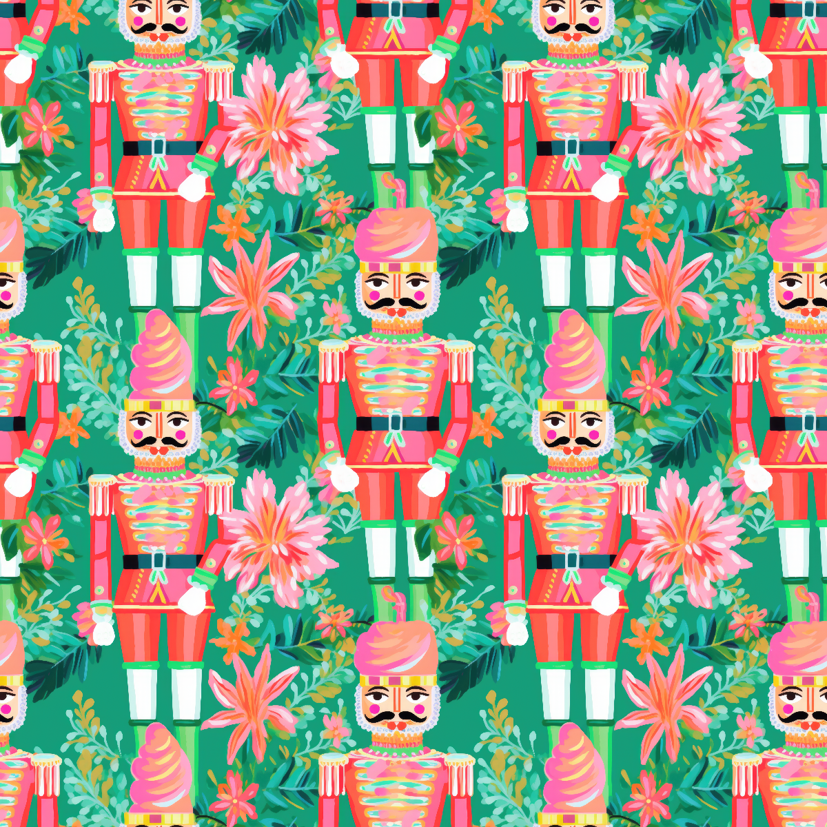 Preppy Christmas Doll Skirt