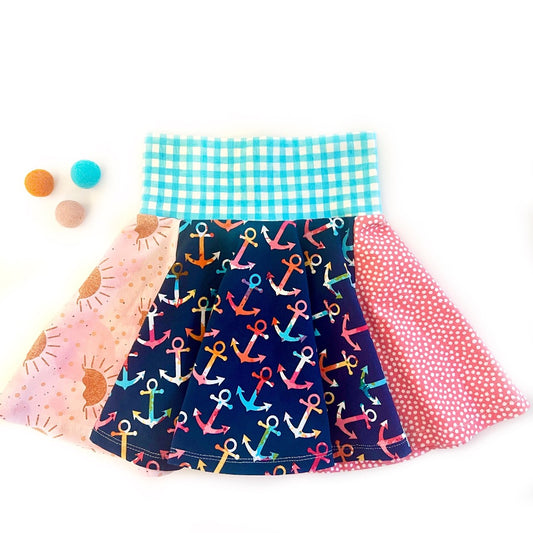 Ahoy Matey Twirl Skirt