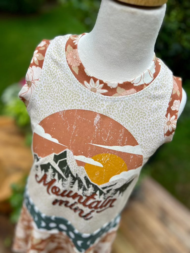 Mountain Mini Dropwaist Twirl Dress