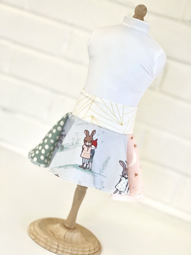 Euro Bunnies Doll Skirt
