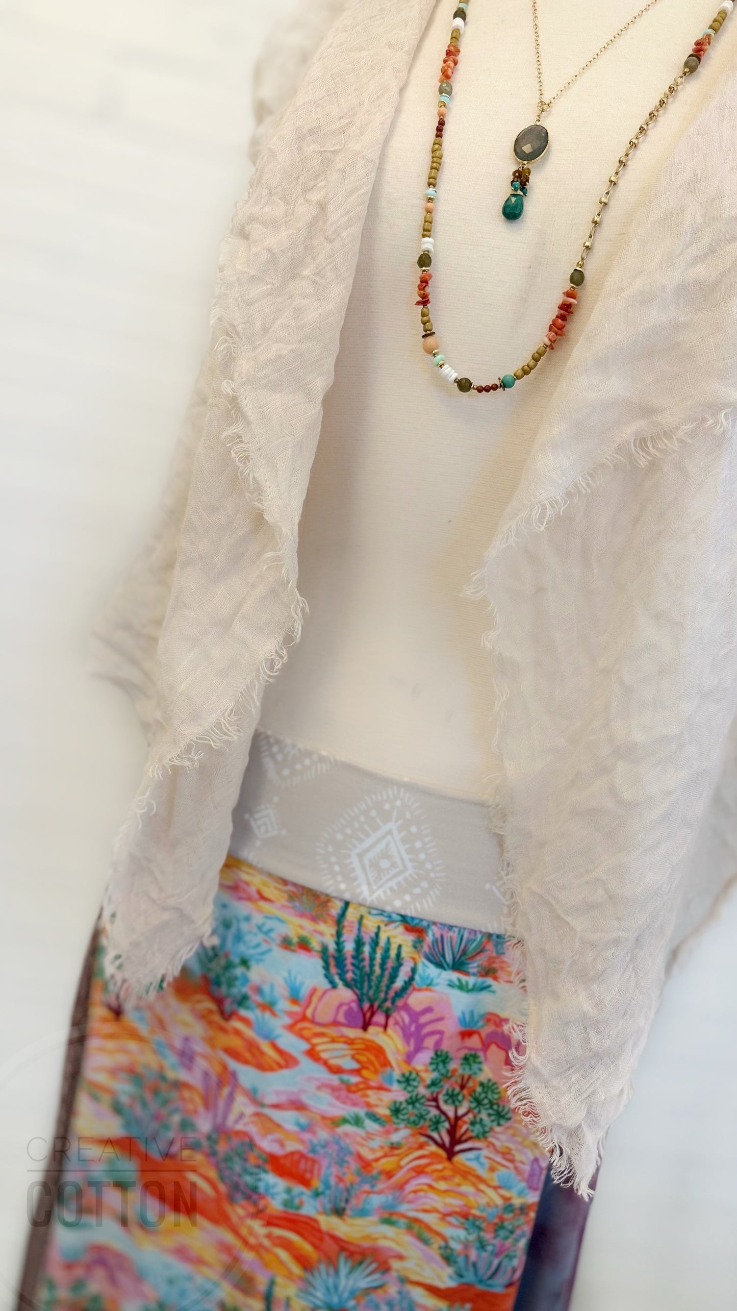 Hipster Desert Funky Knit Skirt