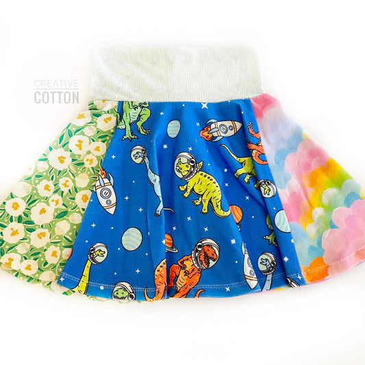 Space Dinos Twirl Skirt