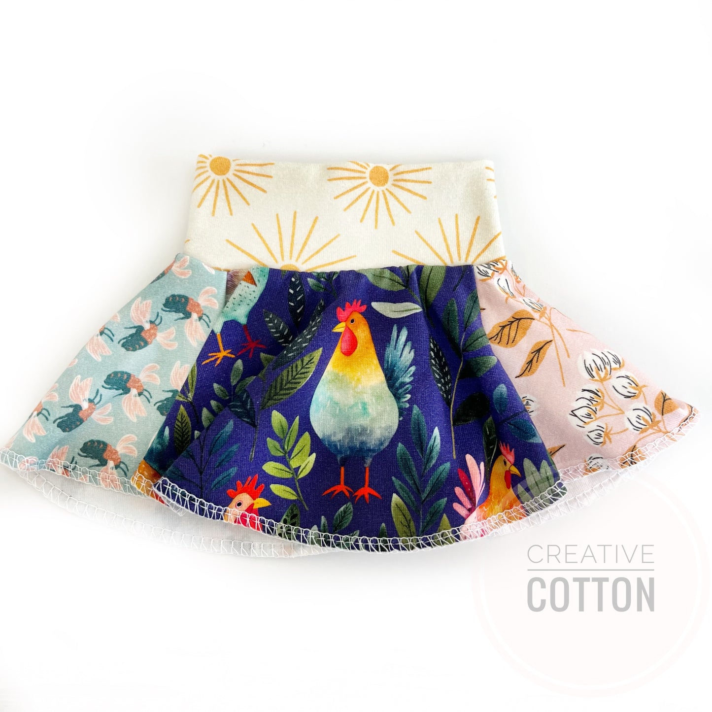 In the Garden Doll Skirt