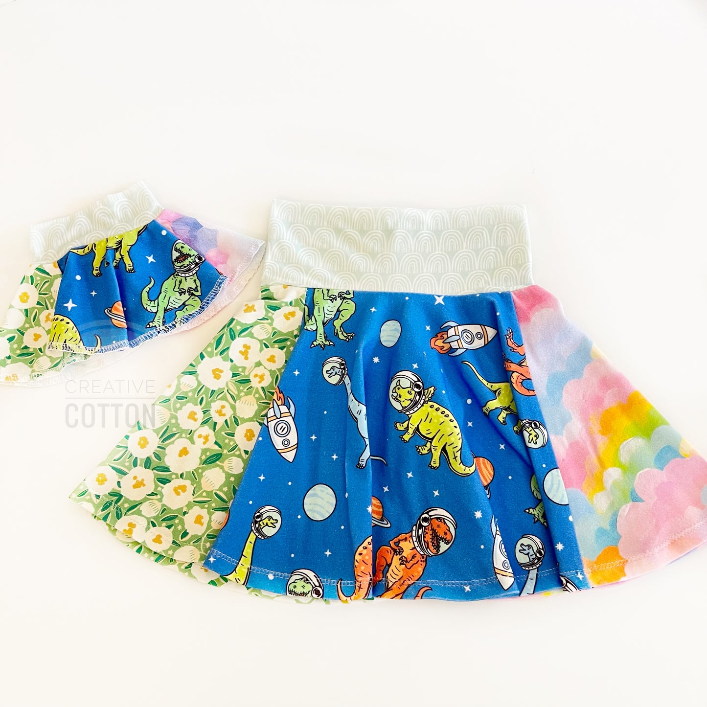 Space Dinos Twirl Skirt