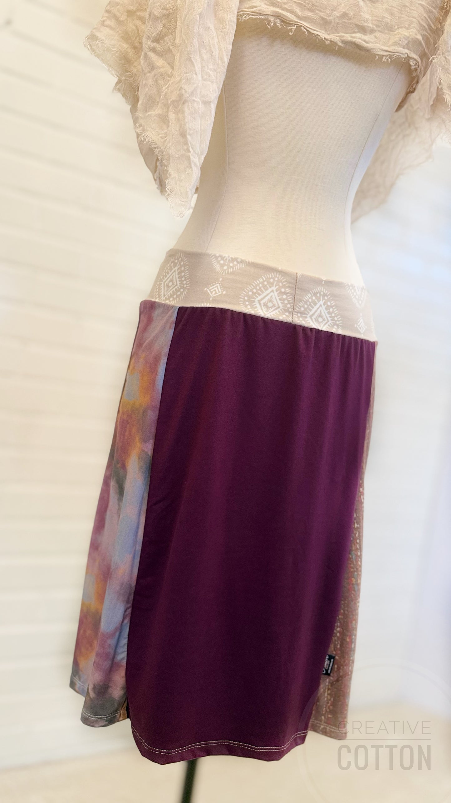 Hipster Desert Funky Knit Skirt