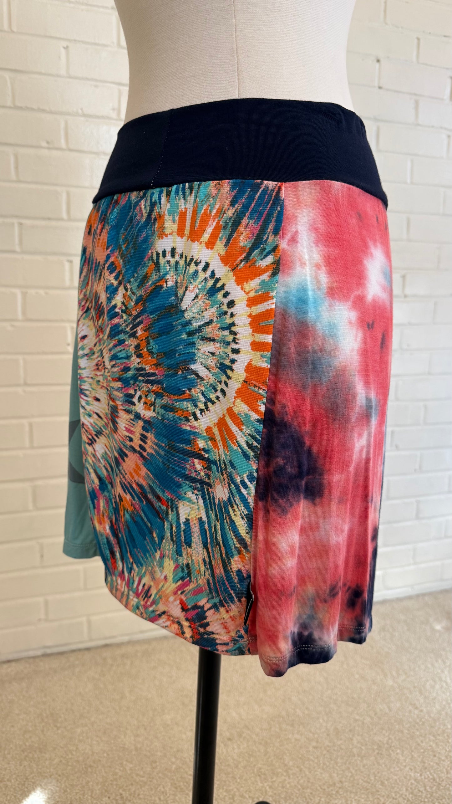 Mix Tape Funky Knit Skirt