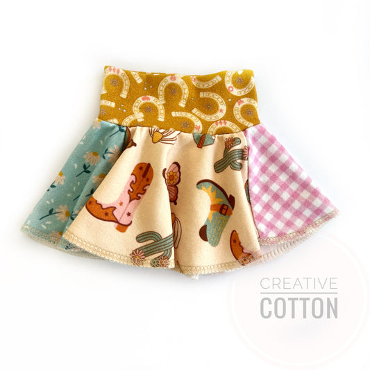 Cowgirl Doll Skirt