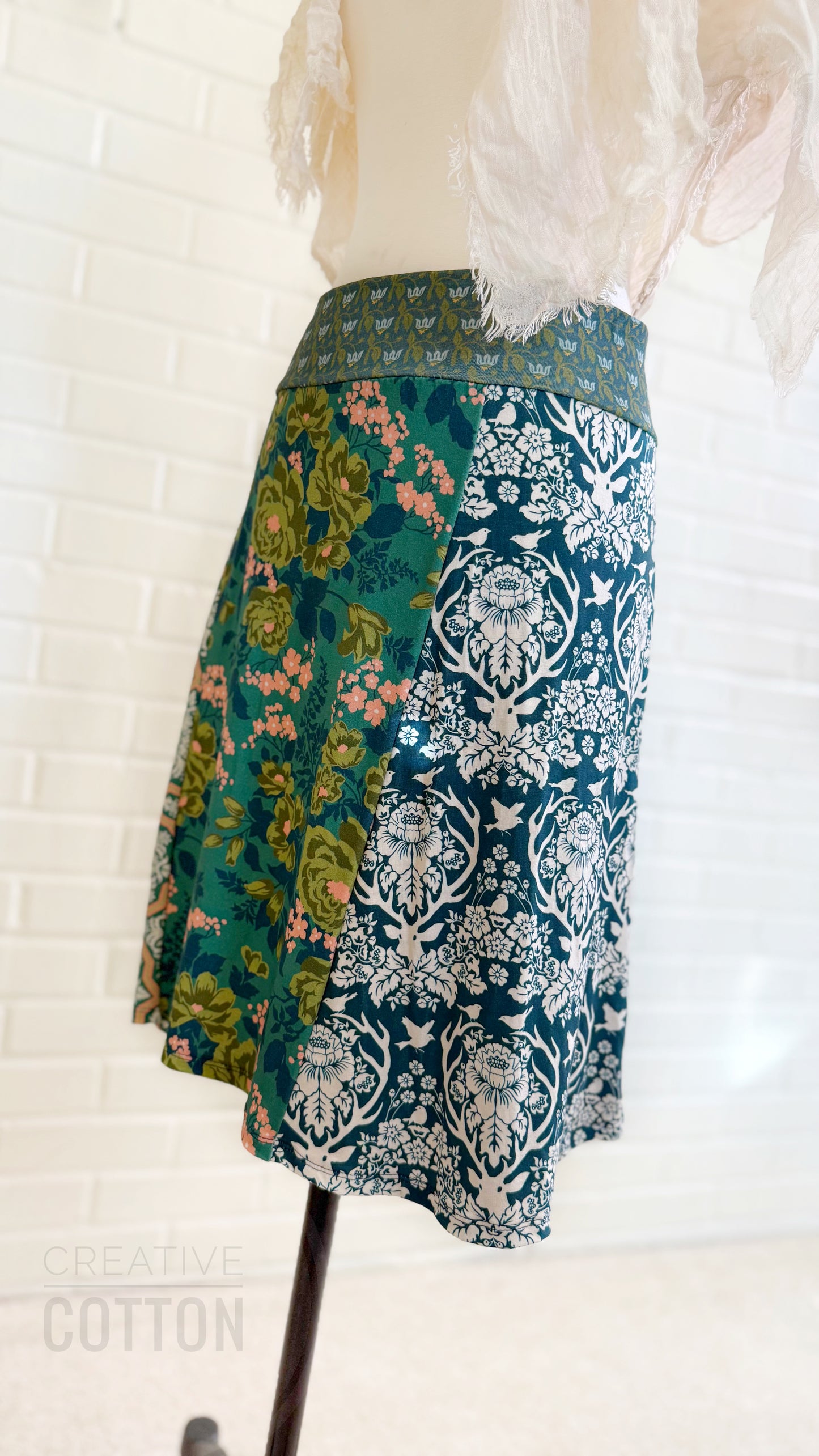 Moody Night Funky Knit Skirt