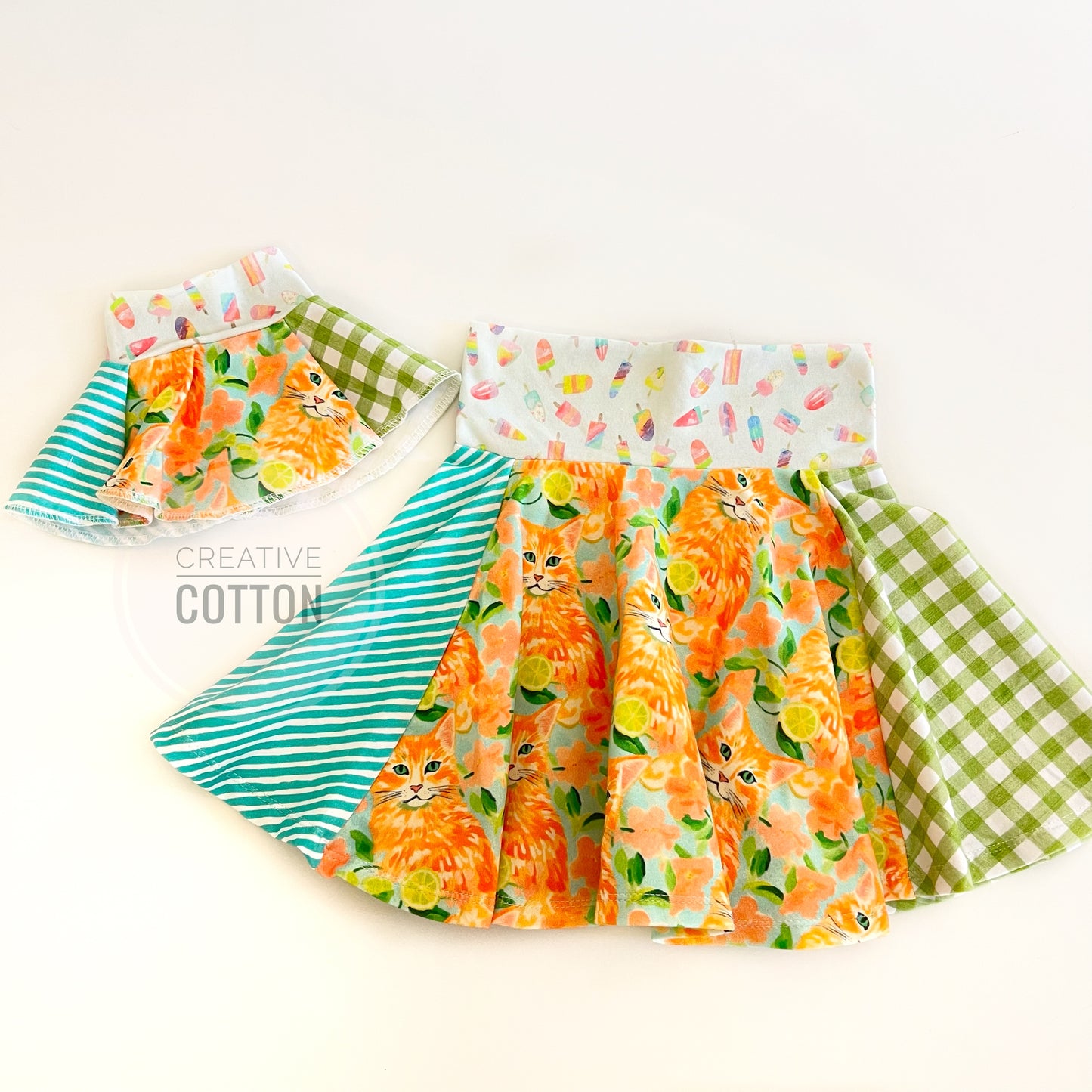 Lilly-Inspired Meow Twirl Skirt