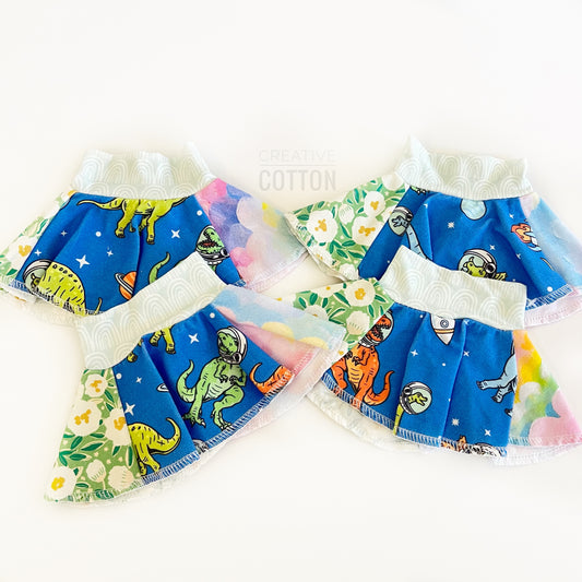 Space Dinos Doll Skirt
