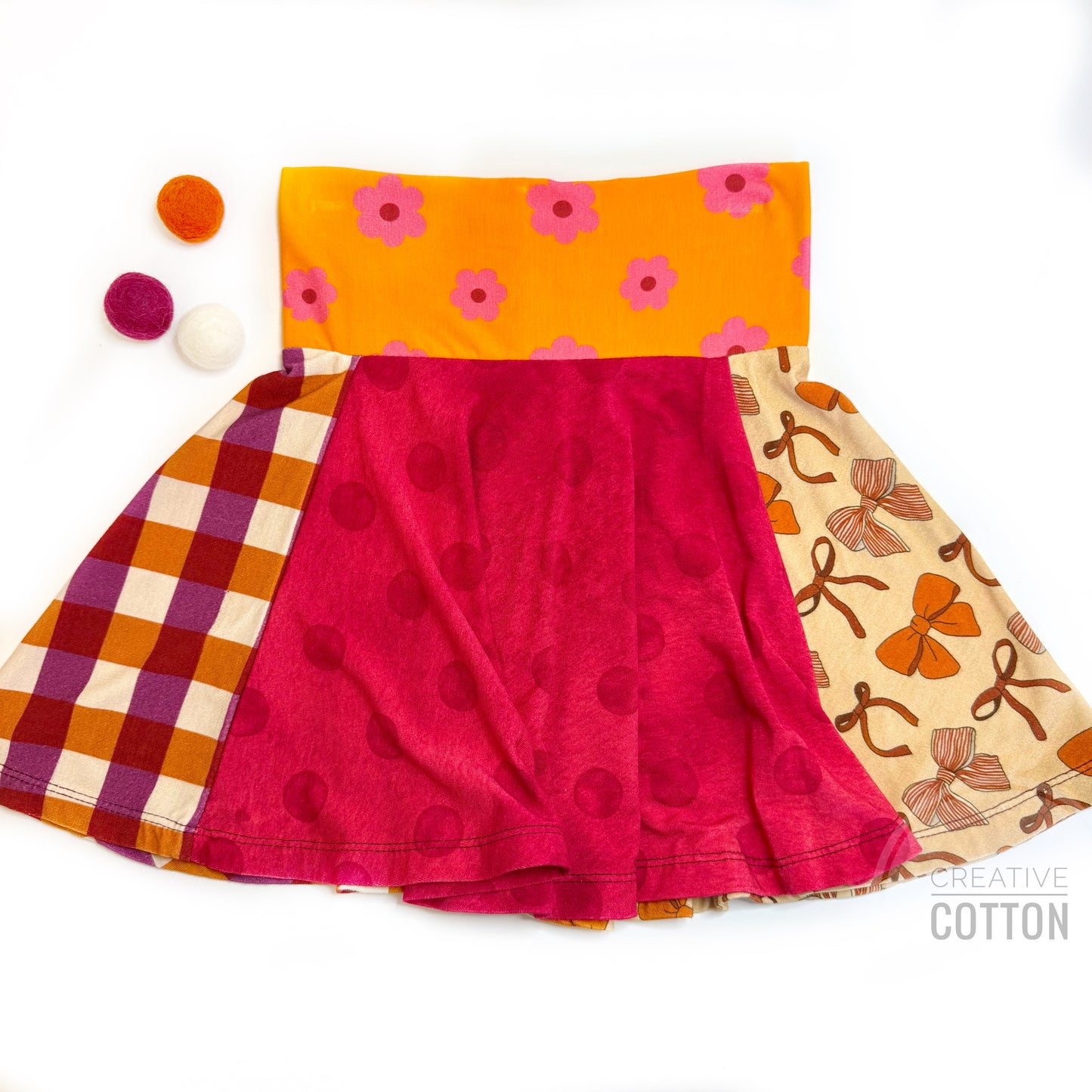 Bows & Daisies Twirl Skirt