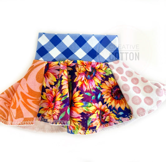 Sunflowers Doll Skirt