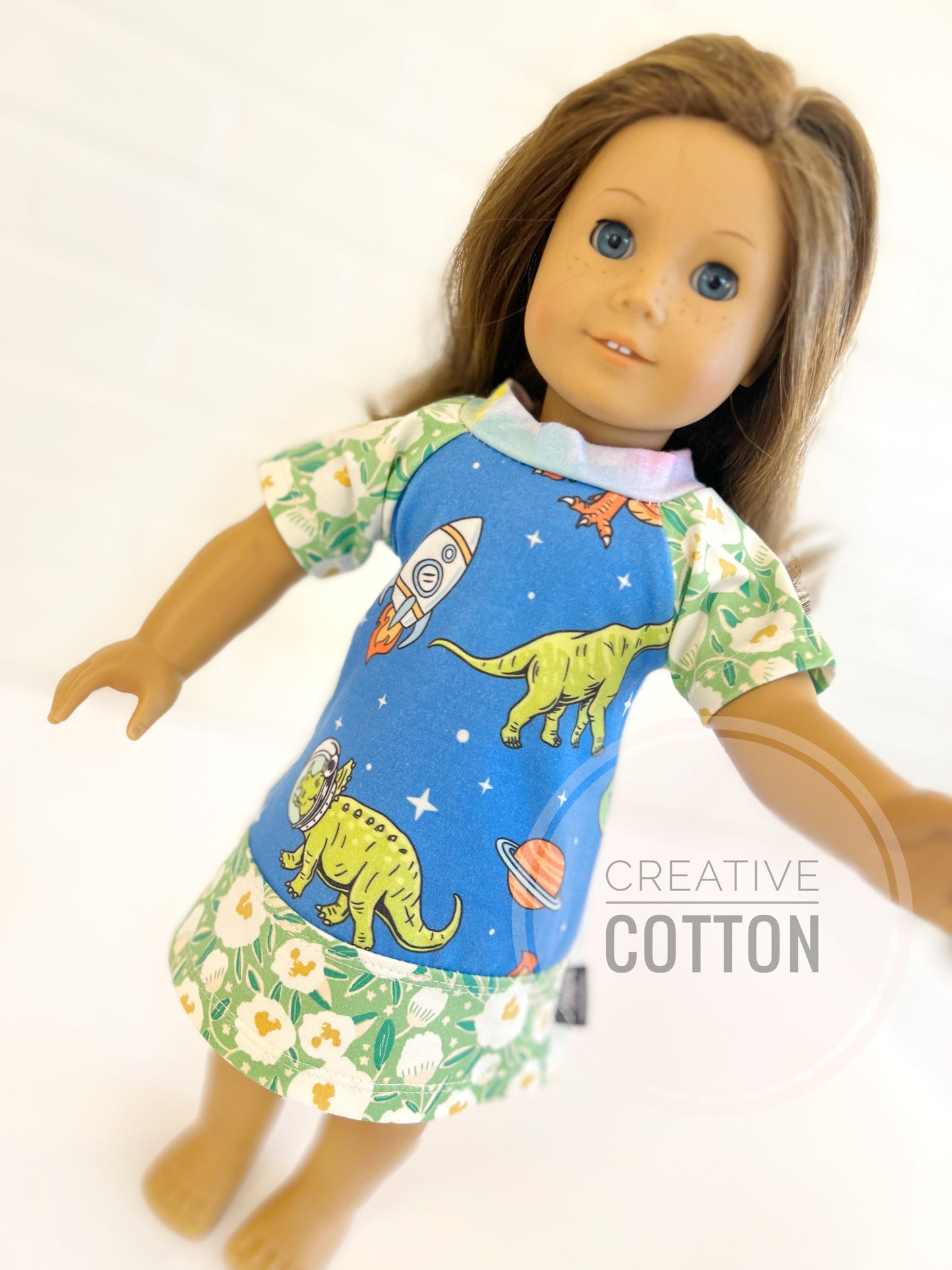 Space Dinos Doll Dress