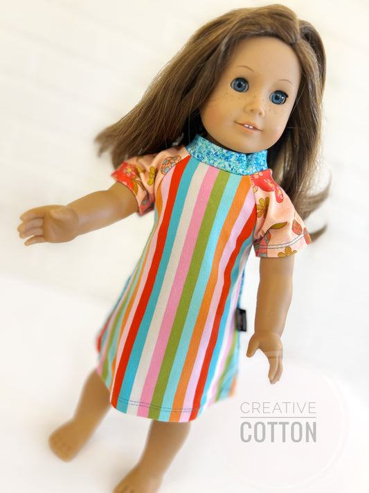Fruit Salad Doll Dress