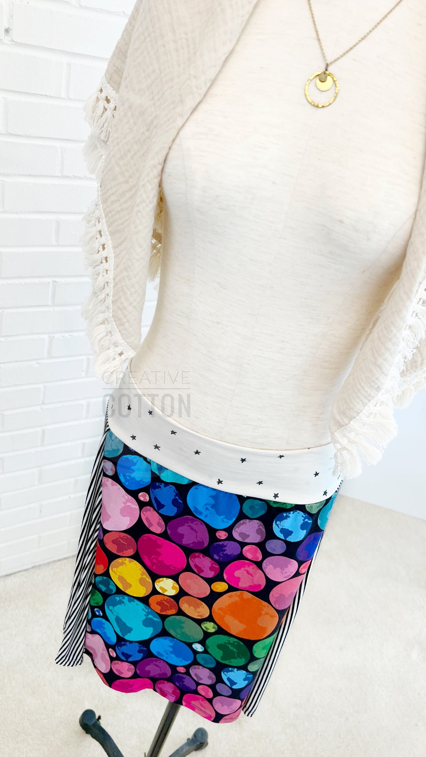 One World Funky Knit Skirt