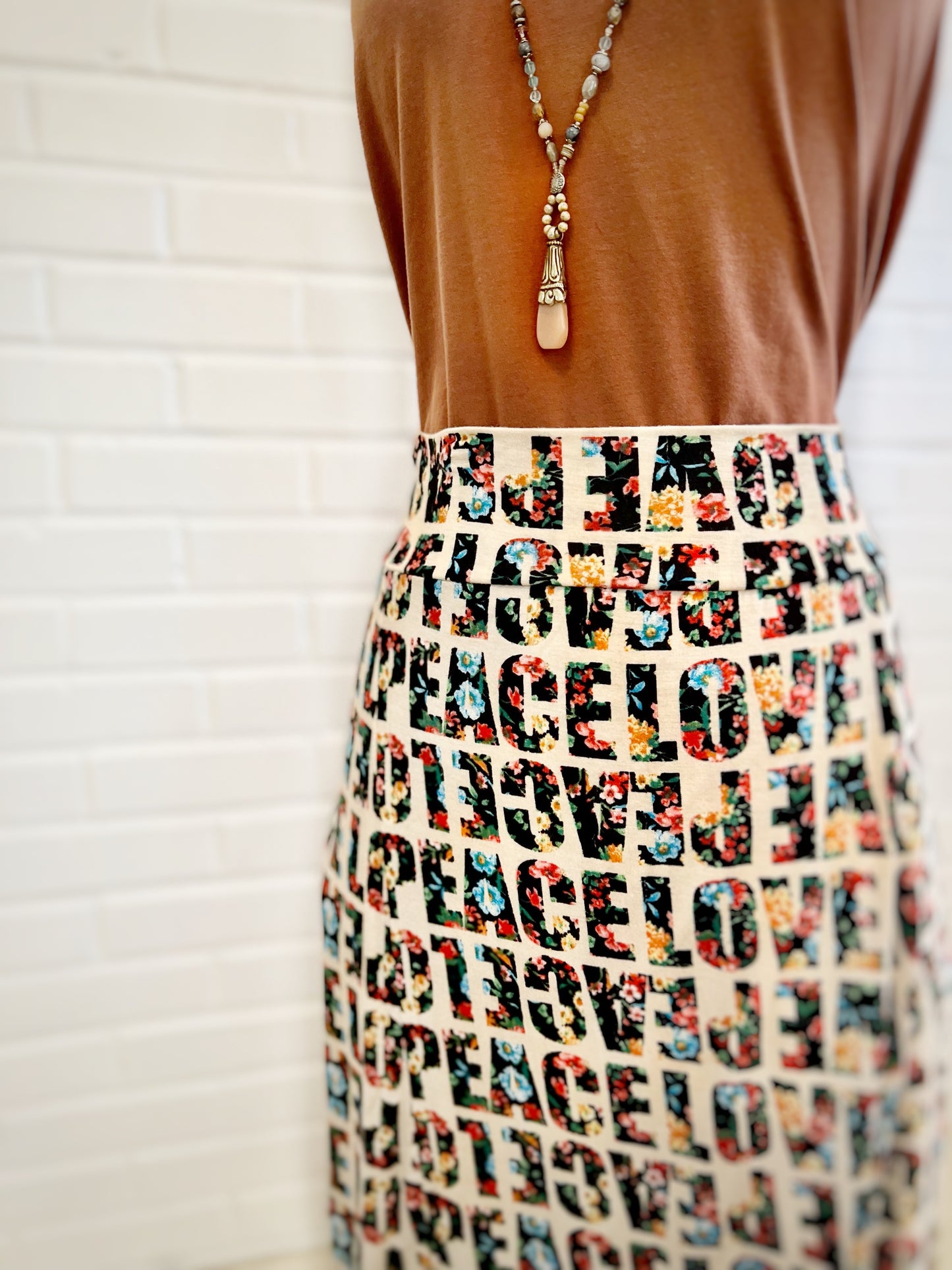 Love & Peace Market Skirt