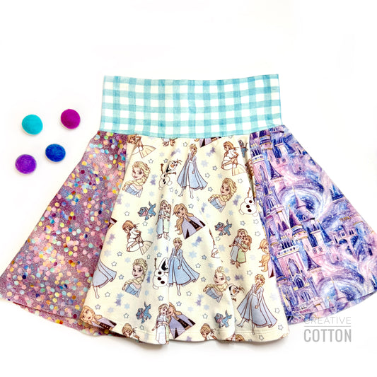 Frozen Sisters Twirl Skirt