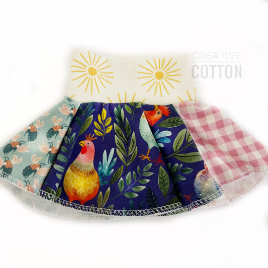 In the Garden Doll Skirt