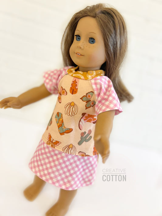 Cowgirl Doll Dress