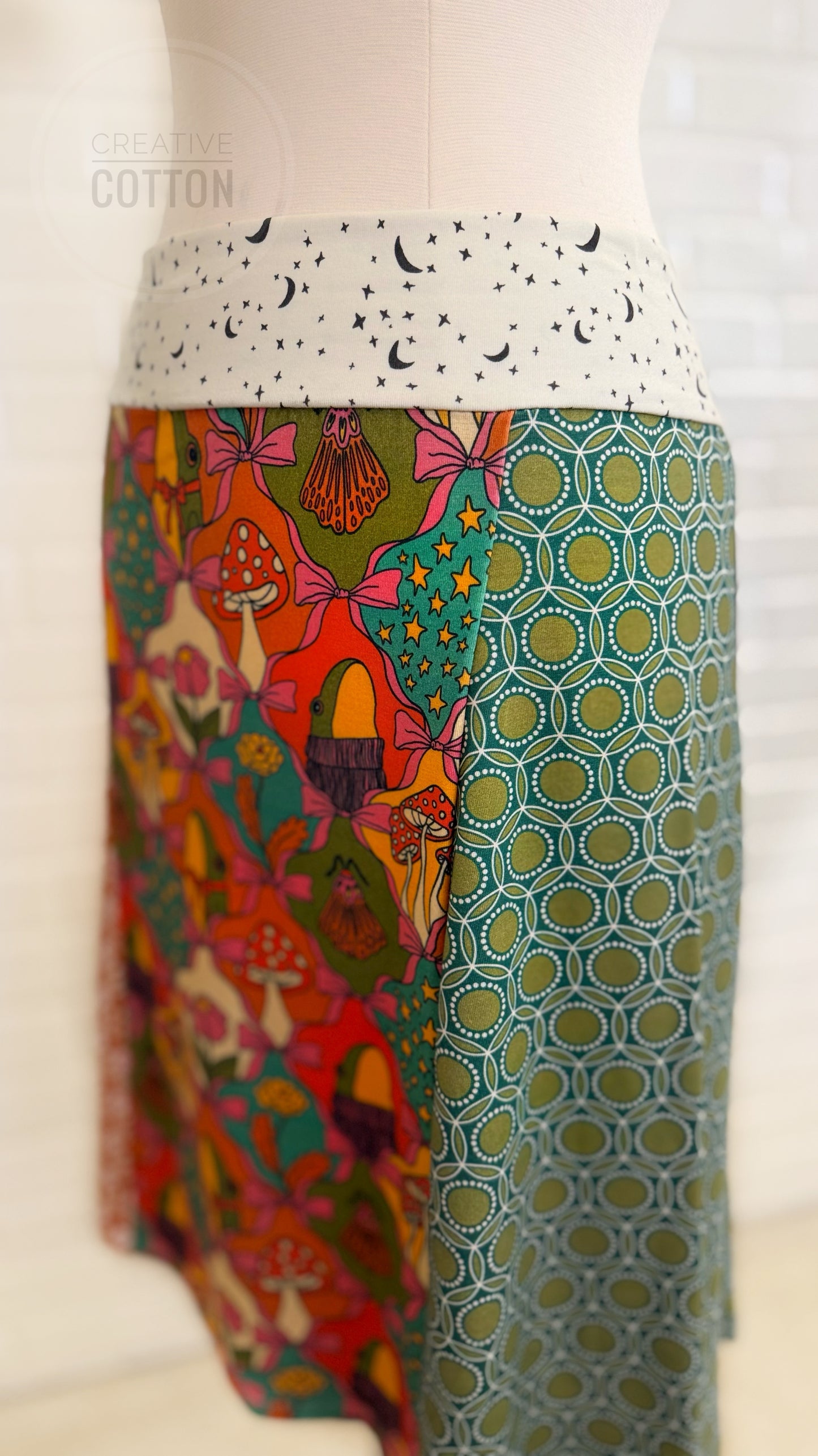 Boho Croquette II Funky Knit Skirt