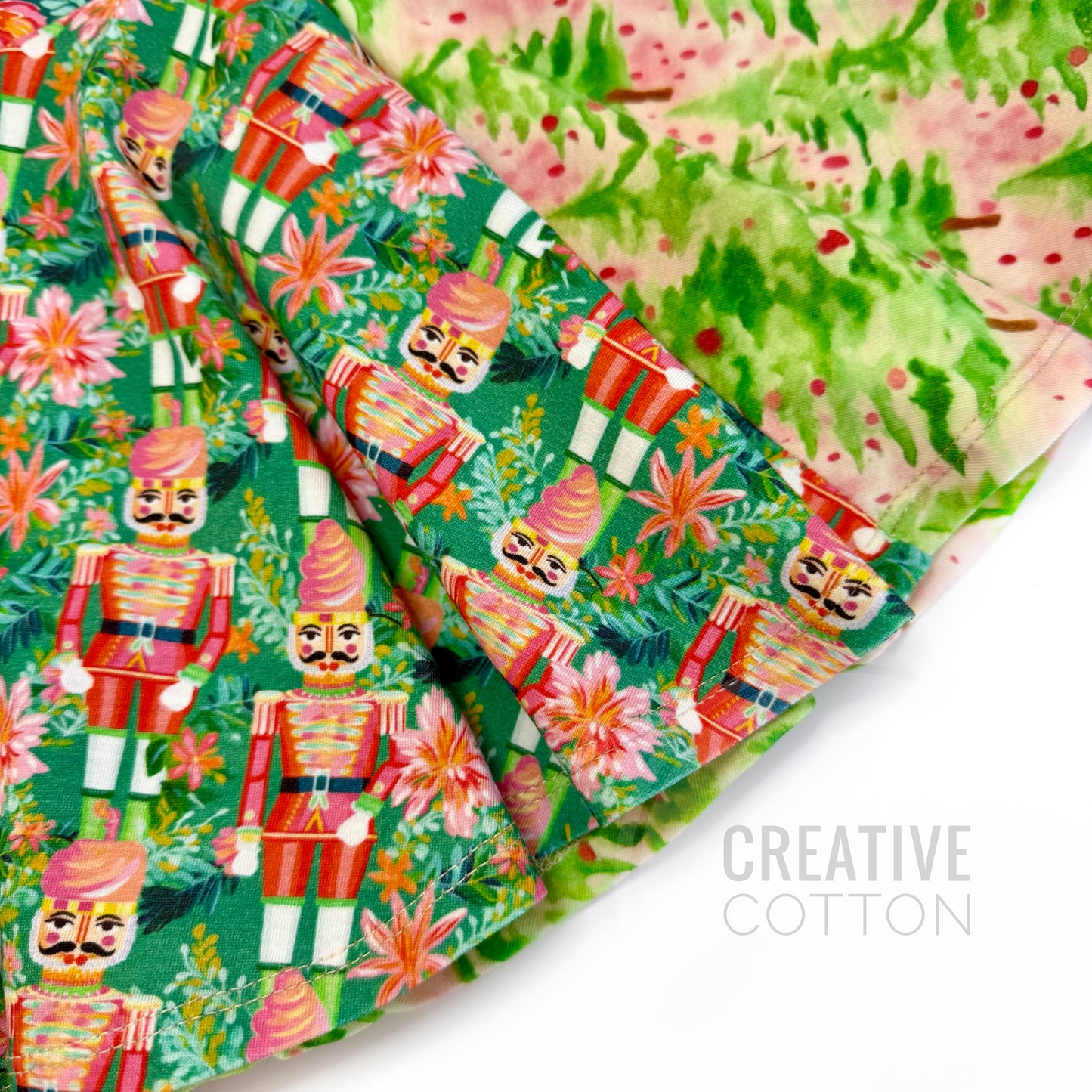 Preppy Christmas Nutcrackers Twirl Skirt