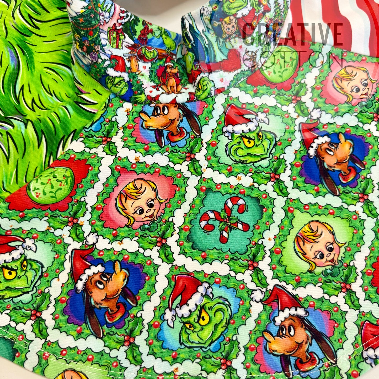 Grinchy Christmas Twirl Skirt