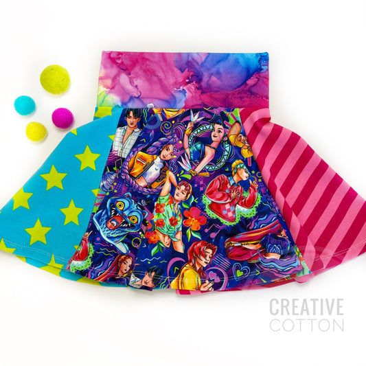 KPop Demon Hunters Twirl Skirt