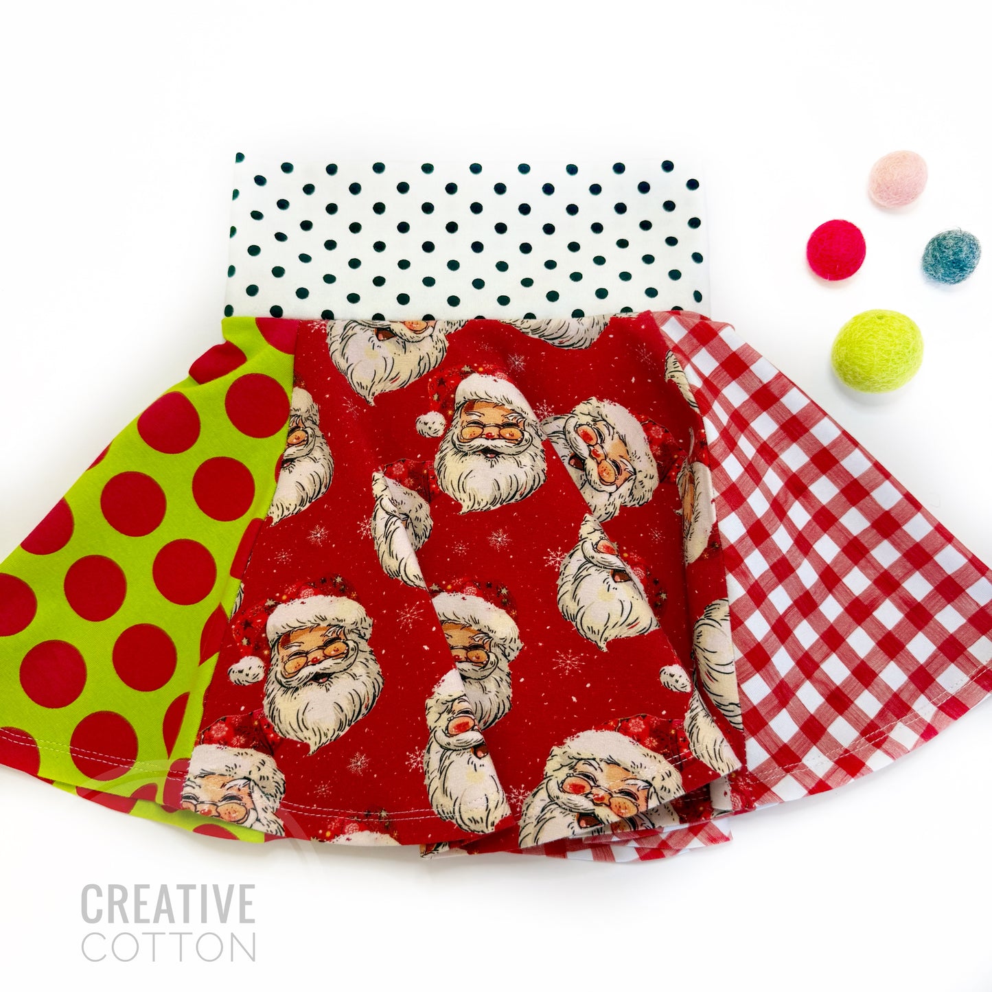 Ol’ Saint Nick Twirl Skirt