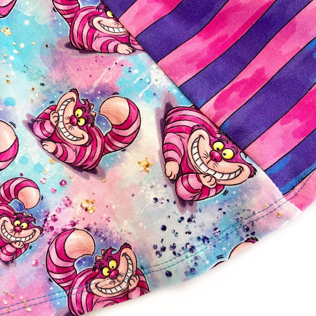 Cheshire Kitty / Alice in Wonderland Twirl Skirt