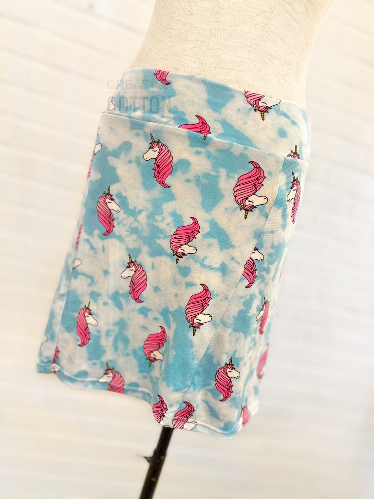 TieDye Unicorns Market Skirt