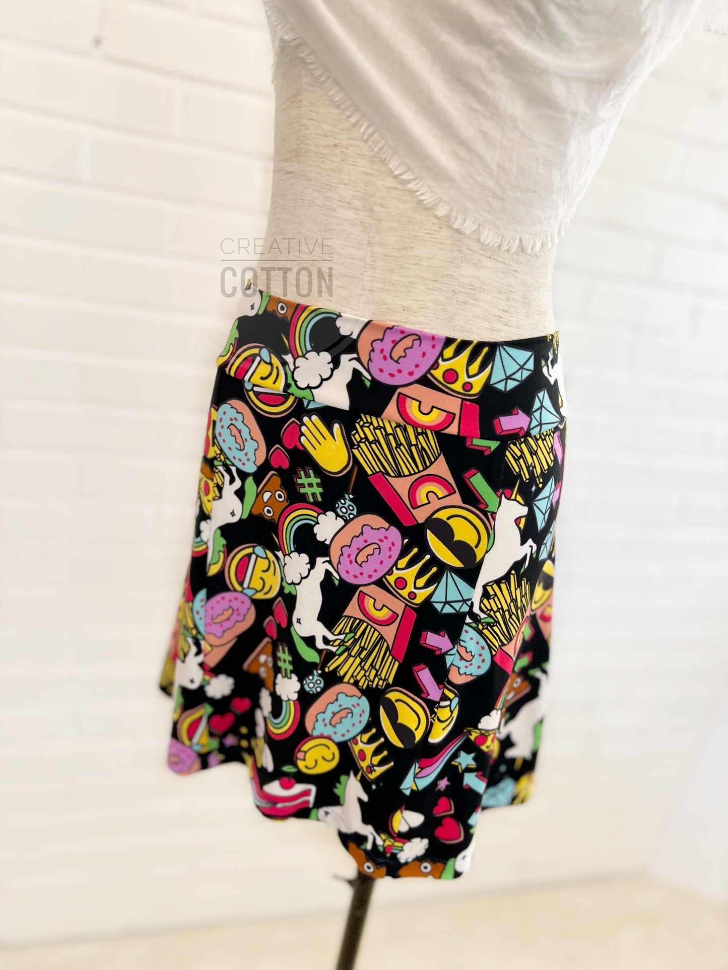 Emojis Tween Teen Skirt