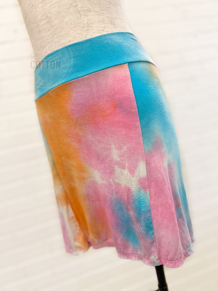 California Dreamin' Tie Dye Market Skirt