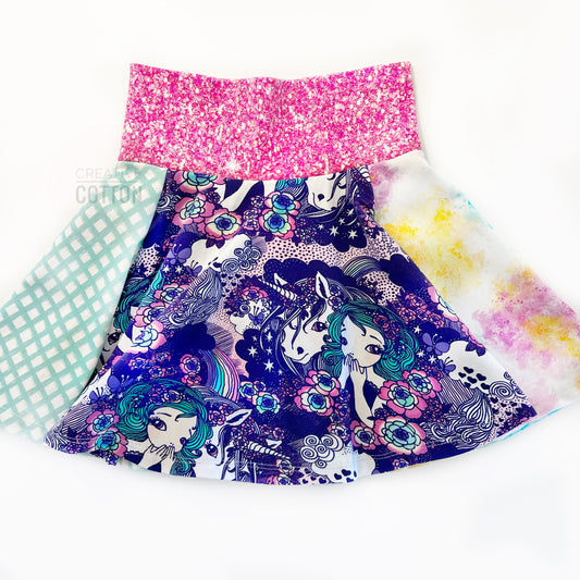 Mystic Unicorns Twirl Skirt