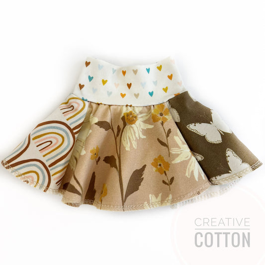 Wildflowers Doll Skirt
