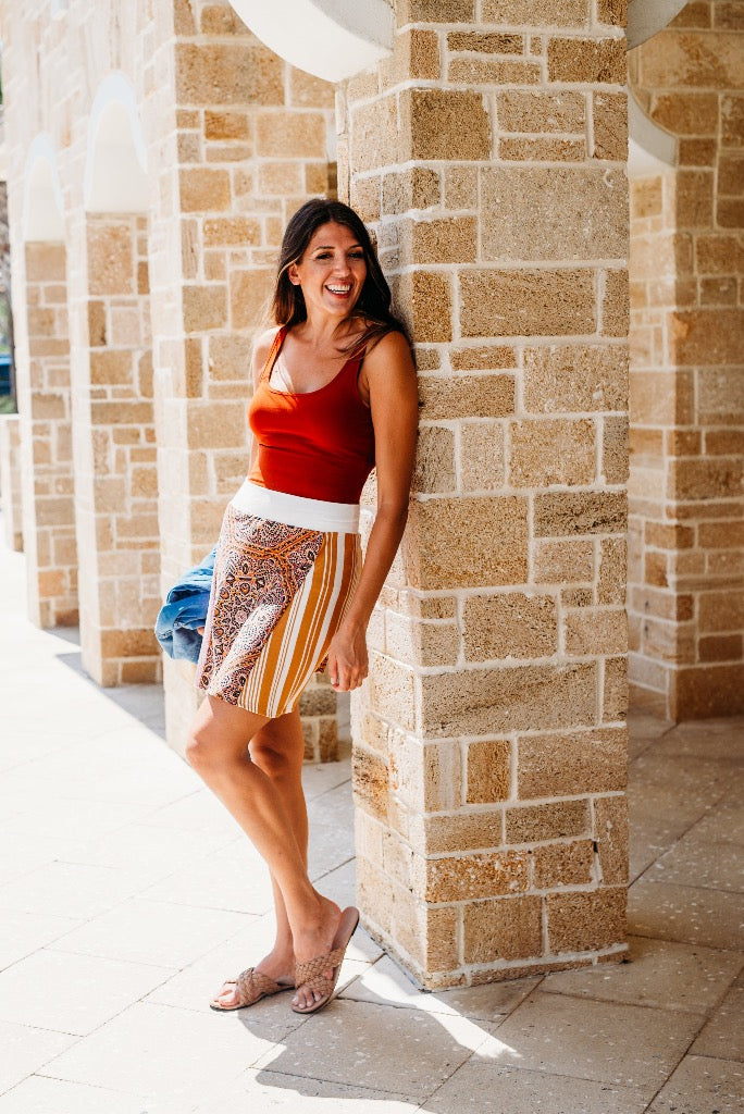 Sunset Blvd Market Skirt