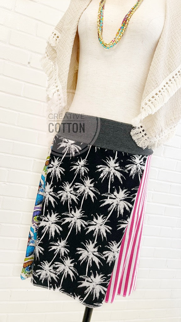 Funky Palms Funky Knit Skirt