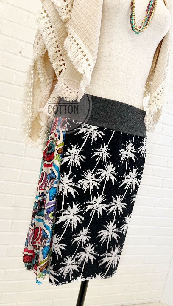 Funky Palms Funky Knit Skirt