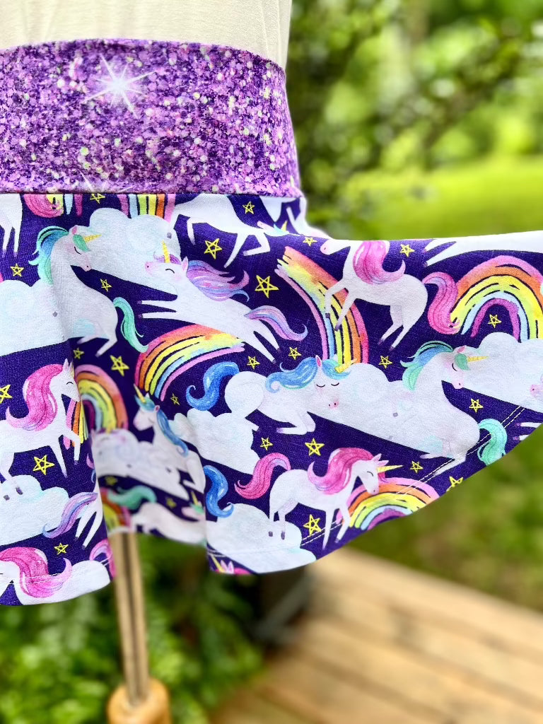 Magical Unicorns Twirl Skirt