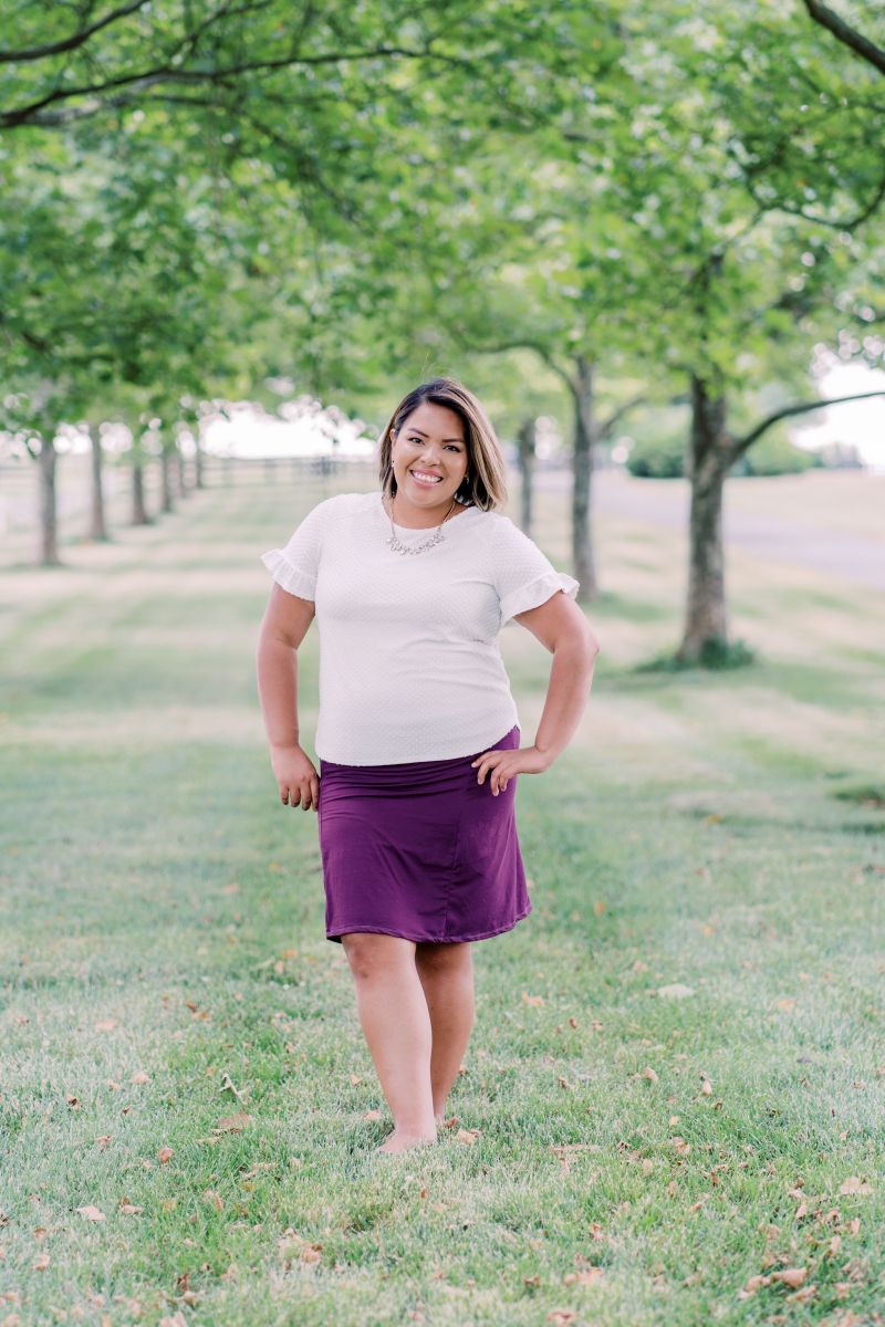 The Market Skirt in Evergreen