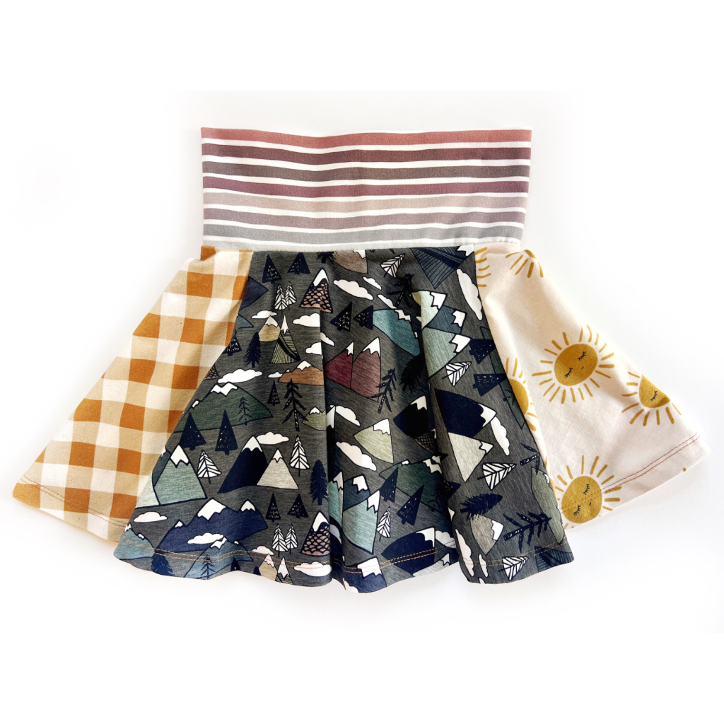 Mountains Are Calling Twirl Skirt