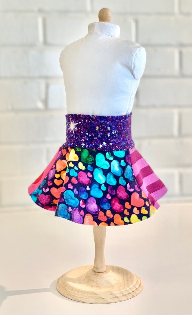 Mountains are Calling Doll Skirt